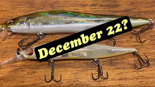 Jerkbaits And December 22nd…Let Me Tell You A Secret…