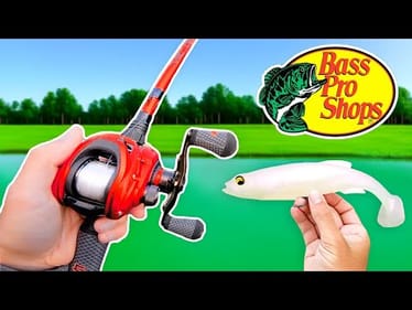 Bass Pro Shops CHEAP vs EXPENSIVE Budget Fishing Challenge!