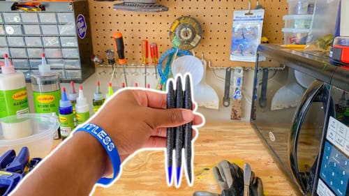 MAKING MY FIRST MULTI-COLOR SOFT PLASTICS