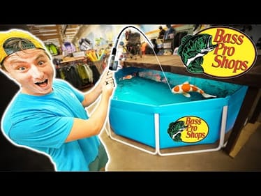 Fishing in BASS PRO SHOPS! (Big Fish)