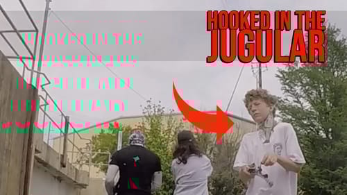 Swimbait Hooked in the Jugular!  Near Disaster
