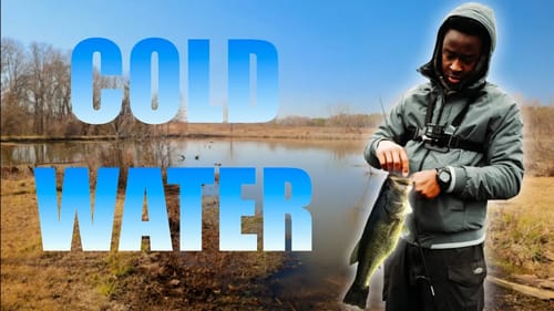 WINTER Bass Fishing In Ponds For BIG BASS (Cold Water Slobberknocker Fishing)