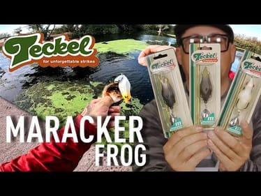 A Frog Fishing Secret Weapon! The Teckel Maracker Frog!
