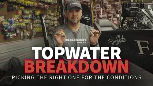 TOPWATER! Picking the RIGHT Lure for Conditions (Walking, Popping, Moving)