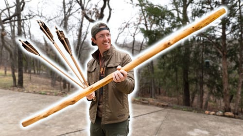 Building Bows & Arrows for Hunting with Backyard Wood