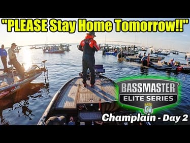 Unacceptable ILLEGAL Boating Behavior in an Elite Series Tournament...(Lake Champlain Day 2)