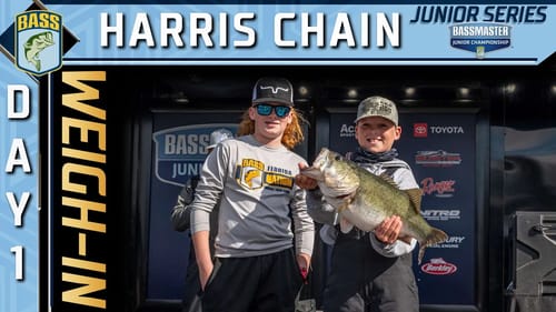 Weigh-in: 2022 Bassmaster Junior Series at Harris Chain