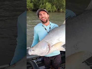 MASSIVE BARRAMUNDI ON CAST PRODIGY!  #fishing