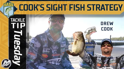 Drew Cook's strategy for sight fishing BIG BASS
