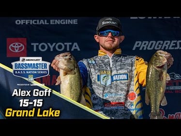 Alex Goff leads Day 1 of 2024 B.A.S.S. Nation Championship on Grand Lake