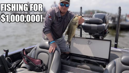 Fishing the BIGGEST Bass tournament in history for $1,000,000! - (Potomac River Bass Fishing)