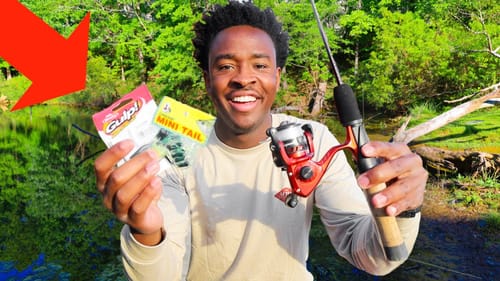 Walmart MICRO FISHING CHALLENGE w/ LIVE BAIT (UNDER $30)