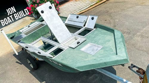 Worlds Most INSANE JON BOAT BUILD || Jon Boat To Bass Boat Conversion (Tricked Tins)
