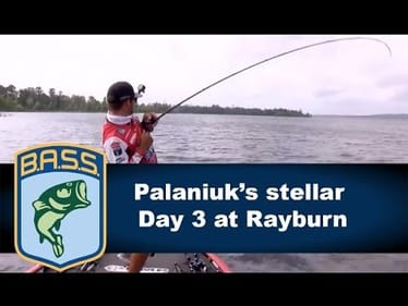 Brandon Palaniuk's charge to the lead on Sam Rayburn