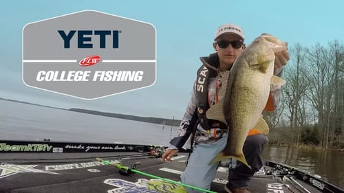 Catching BIG Bass - College Tournament (Pre-Fishing)