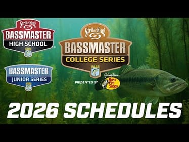 2026 Bassmaster College, High School and Junior Schedule Announcement