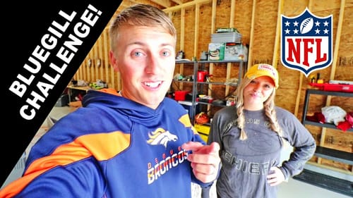 NFL BLUEGILL Fishing Challenge! (Broncos VS Chiefs)