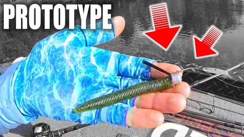 NO ONE has this FISHING LURE (NED Rig PROTOTYPE Test)