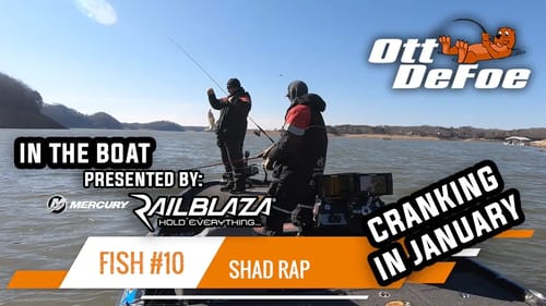 In the Boat for some Cold Water Cranking Presented by Railblaza