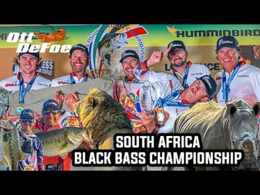 South African Bass Fishing! We Won Double Gold!!!