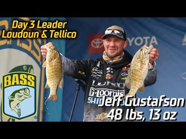 Jeff Gustafson leads Day 3 at the Tennessee River (48 lbs, 13 oz)