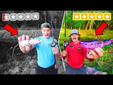 WORST Reviewed Fishing Lures vs Best Reviewed Fishing Lures (Big Fish!)
