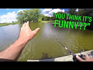 Angry Lady YELLS at Fisherman -- Summer Fishing