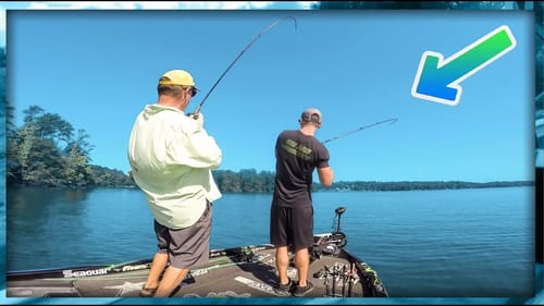 Catching TOPWATER Bass in Crystal Clear Water (INSANE)