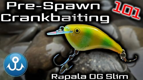 Bass Fishing Pre-Spawn Finesse Flat Side Crankbait: Og Slim