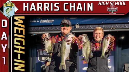 Weigh-in: 2022 Abu Garcia Bassmaster High School at Harris Chain