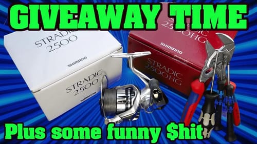 SHIMANO STRADIC FL and SHIMANO STRADIC FK GIVEAWAY + I vacuum seal a reel  + Duckett Rods + NEW TOOL