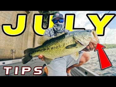 Tricks For Hot July Bass Fishing!