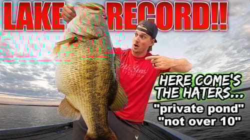 I Caught the LAKE RECORD Bass and Texas Locals are FURIOUS...