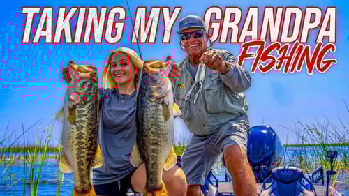 Taking My Grandpa Fishing on Lake Okeechobee - Roland Martin