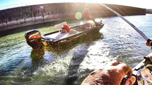 UNEXPECTED CATCH FISHING AT THE DAM!!!