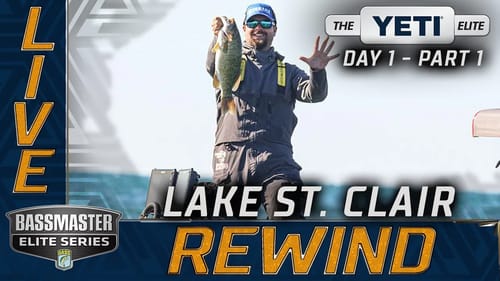 2020 Bassmaster LIVE at Lake St. Clair- Day 1 Part 1 (THURSDAY)
