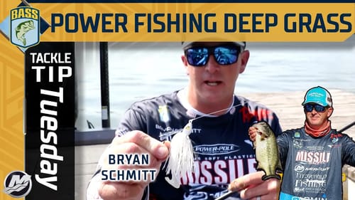 Power Fishing deeper off-shore grass with Bryan Schmitt