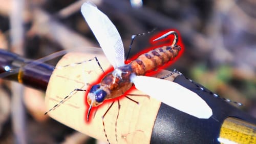 Making a Mosquito Fishing Lure