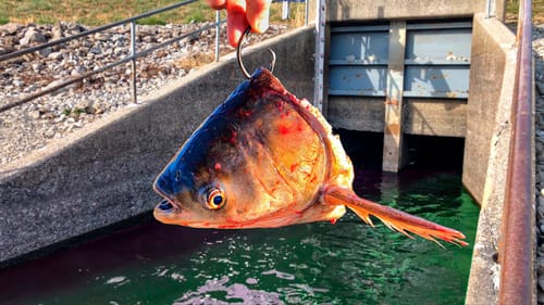 I Caught a RARE New Species in this DEEP Spillway!!!