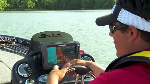 Crappie fishing in deep brush