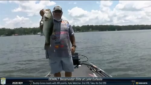 Here comes Buddy Gross on Day 4 at Eufaula