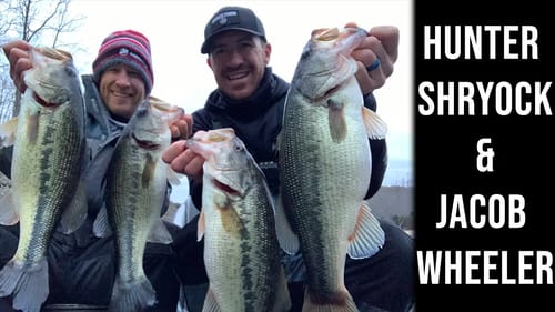 He catches DEEPEST Bass of his Life (Ft. Hunter Shryock)