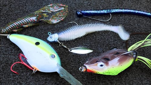 TOP 5 BAITS FOR JULY BASS FISHING!