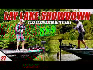 AREY vs CANTERBURY - Lay Lake Bassmaster Elite 2023 (Finals) - UFB S3 E27