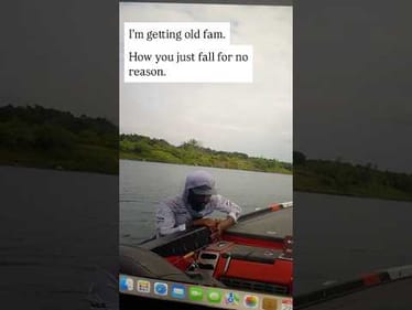 Why did I fall in the lake?