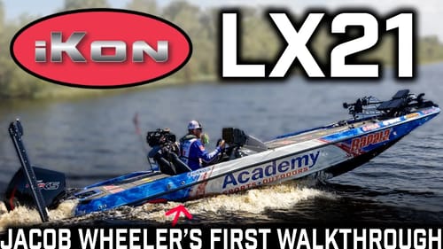 iKon LX21 Bass Boat - First Look at My New Boat