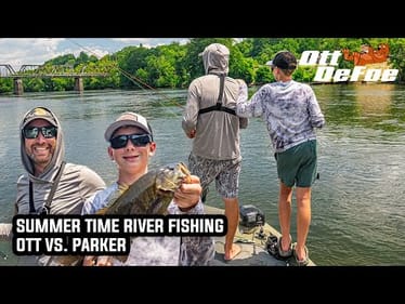 Summer Time River Fishing | Ott vs Parker | Catch Fest! ​