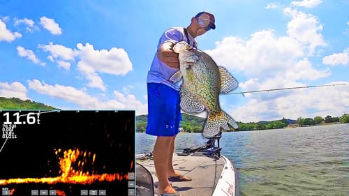 Catching Crappie SLABS On Lake Guntersville In The SUMMER TIME!