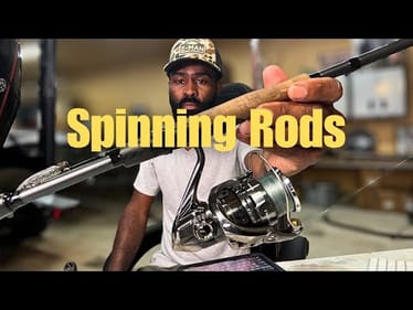 how to set up a SPINNING ROD FOR BASS FISHING