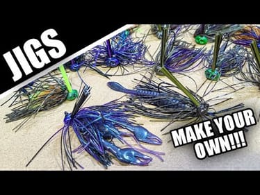 Making Football Jigs is SUPER Easy! (PERFECT for Fall Bass)